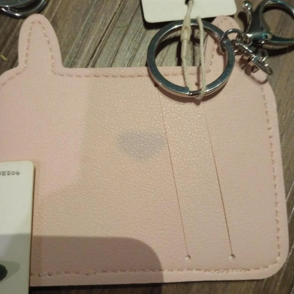 Miniso Life Cat Pineapple Keychain Wallet Cardholder